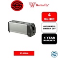 Butterfly BT-8064N Bread Toaster 4 Slices Stainless Steel