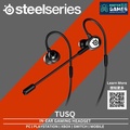 SteelSeries TUSQ 入耳式行動遊戲耳機麥克風 有線 3.5mm 動圈式 靈敏度102dB
