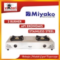 Kompor Gas Miyako KG-502SS - Stainless Steel 2 Tungku