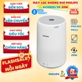Máy lọc không khí Philips AC0850/20 - Trắng, Kích thước 363x213x245mm, Bộ lọc Nano Protect HEPA