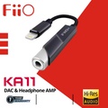 FiiO KA11 DAC & Amplifier Headphone USB Type-C 3.5mm 32bit/384KHz - Silver/Black