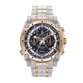 Bulova 98B317 Jam Tangan Pria Chronograph Stainless Steel Hitam Rose Gold