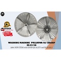 Mesin Basuh Sharp ESX156 Top Load Crystal Light Grey 650mm x 1040mm x 670mm