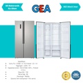 Kulkas GEA G2D 563 Inox 563 Liter Side by Side Inverter