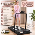BG SPORT TM300 Treadmill Listrik Running Pad Lipat Pink - Alat Olahraga Fitness