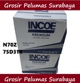 Aki Mobil Incoe 75D31R 12V/75Ah - Aki Basah untuk Kendaraan Komersial