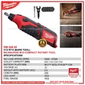 Milwaukee C12RT-0 12V Compact Rotary Tool (Bare Tool) - Alat Pemotong Serbaguna