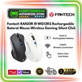 Fantech WG12RS Raigor III Wireless Gaming Mouse Silent Click Rechargeable - Hitam