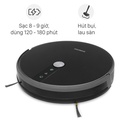 Robot hút bụi lau nhà Shimono RS38B - Đen, Kích thước 335x335x73mm, Dung lượng 0.6L