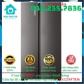 Tủ lạnh Casper RS-570VT Side by Side 552 lít, Xám titan