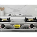 Quantum Kompor Gas 2 Tungku QGC-211MBS Stainless Steel