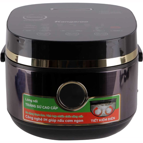 Nồi cơm điện cao tần Kangaroo KG599N 1.8 lít - Công nghệ nấu hiện đại, giữ ấm 24 giờ