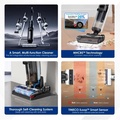 Tineco FLOOR ONE S7 Pro Wet Dry Vacuum Cleaner, 40 Menit, Ungu
