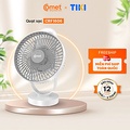 Quạt Điện Comet CRF1606 - 16 Inch, Đen, Treo Tường/Để Bàn