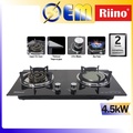 Riino XK202T Dapur Gas Biasa 740mm x 430mm x 100mm, Stainless Steel 304, Kegunaan Rumah