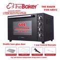 The Baker ESM-60LV2 Oven Elektrik 60L - Hitam