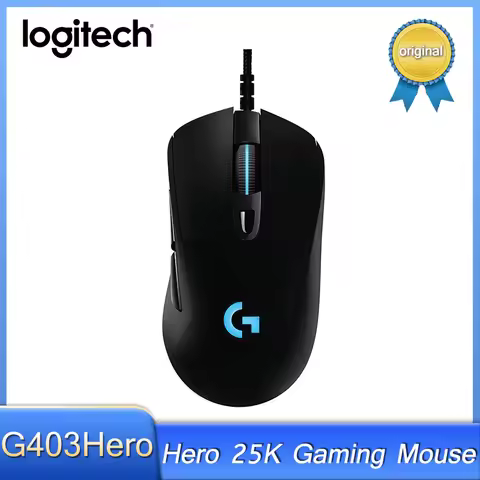 Logitech G403 HERO 有線遊戲滑鼠 黑色 87g 輕量 電競滑鼠