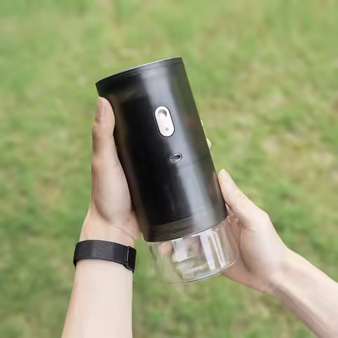 Máy xay cà phê điện cầm tay Timemore Grinder Go - 22cm x 8.6cm, 60g, thép không rỉ SUS420 phủ Titanium