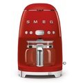 Smeg DCF02RDEU 50's Style Coffee Maker - Mesin Kopi Drip Merah dengan Kapasitas 10 Cangkir