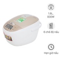 Nồi cơm điện tử Sharp KS-COM181CV-GL 1.8 lít, Chống dính, Nấu đa năng