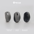 Mouse Wireless Rexus Q30 - Silent Click, Hitam Abu-abu