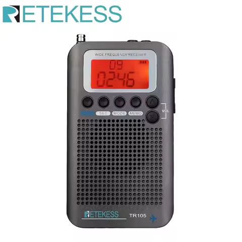 Retekess TR105 Radio Portable AM FM SW CB Air VHF
