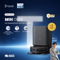 Ecovacs DEEBOT T80 OMNI Robot Vacuum & Mop Hitam 18000Pa LiDAR