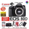 Canon EOS 80D DSLR Camera - APS-C CMOS Sensor, 24.2MP, EF/EF-S Mount, Vari-angle LCD