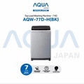 Mesin Cuci Top Load Aqua Sanyo AQW-77DH 7KG Silver Biru