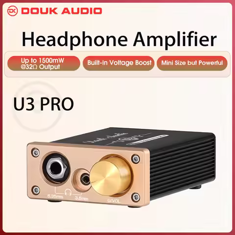 Douk Audio U3 หูฟังแอมป์ Class A ขนาดเล็ก HiFi สำหรับใช้งานที่บ้านและเดสก์ท็อป