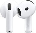 Apple AirPods 4 - Wireless Earbuds, White, Active Noise Cancellation, IP54 Water Resistance, Bluetooth 5.3