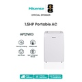 Hisense 1.5HP Non-Inverter Portable Air Conditioner AP12NXG - Pendingin Udara Mudah Alih dengan Pengawalan Jarak Jauh