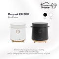 Kurumi KH200 Rice Cooker Multifungsi 3 Cup Hitam - Penanak Nasi Serbaguna
