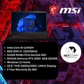 MSI Katana GF66 Laptop Gaming 15.6" Hitam, Intel Core i7, RTX 3050, 8GB RAM, 512GB SSD
