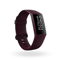 Fitbit Charge 3 สายรัดซิลิโคน สี Graphite/Black ตัวติดตามกิจกรรม กันน้ำ 50 เมตร OLED Touchscreen