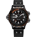 Hamilton Khaki Aviation X-Wind H77916920 Jam Tangan Kronograf Automatik 45mm Biru