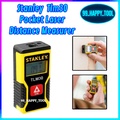 Stanley TLM30 Pocket Laser Distance Measurer - Alat Pengukur Jarak Laser Hitam & Kuning 9m