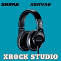 Shure SRH440 Professional Studio Headphone - Over-Ear (Circumaural), 40mm Driver, Closed-Back, Hitam