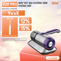 Máy hút bụi không dây JETZT V20 Pro, dung tích 0.6L, công suất 13000Pa