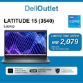 Dell Latitude 15 3540 Laptop 15.6" Intel Core i5, 4GB RAM, 500GB HDD, Hitam