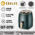 Enolux GT-078 5.5L Air Fryer Mesin Goreng Tanpa Minyak