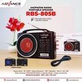 Advance RBS-805B Radio Speaker Portable - Multi-fungsi, Lampu LED