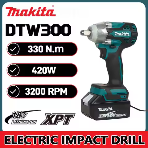 Máy siết bu lông dùng pin Makita DTW300Z 18V - Đầu 1/2” BL Brushless