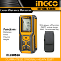 INGCO เครื่องวัดระยะเลเซอร์ รุ่น HLDD0608 วัดระยะได้แม่นยำ 0.05-60 เมตร