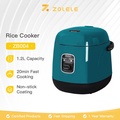 ZOLELE ZB004 Panci Listrik Steamer Pot 2L Putih, Hijau