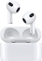 Apple AirPods (3rd Generation) True Wireless Earphones - White, 6 Hours Playback, IPX4 Water Resistance
