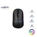 IWACHI IK5 คีย์บอร์ดไฟ RGB Mechanical Keyboard Blue Switch Full-size 104 ปุ่ม