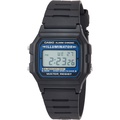 Casio F-105W-1ADF Jam Tangan Digital Lelaki Hitam Resin