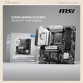 เมนบอร์ด MSI B760M GAMING PLUS WIFI เอ็มเอสไอ สำหรับ Intel LGA1700 DDR5