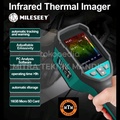 Mileseey TR120 Thermal Imaging Camera - Pengukur Jarak Laser